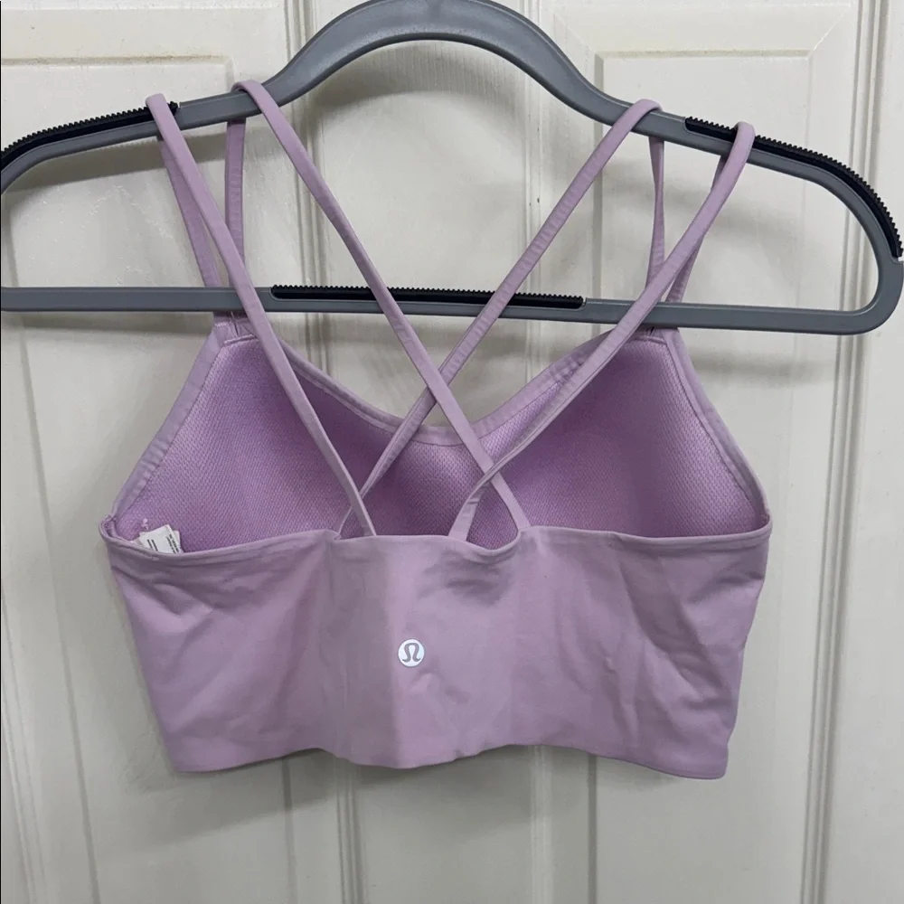 Lululemon Like a Cloud Longline Bra in Lavender Frost: 10 - Picture 3 of 7